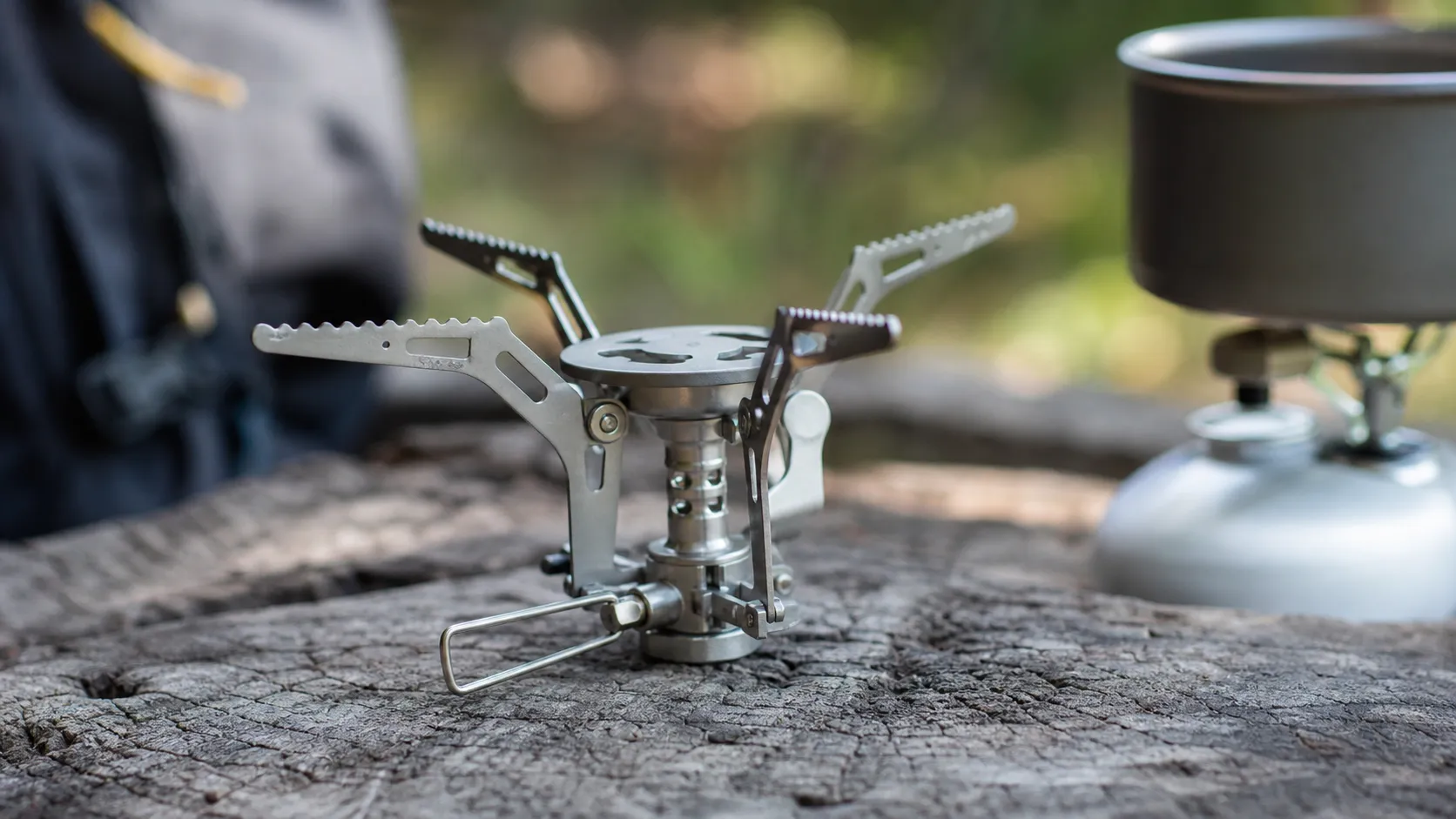 Titanium Alloy Folding Mini Camping Stove 25g Portable
