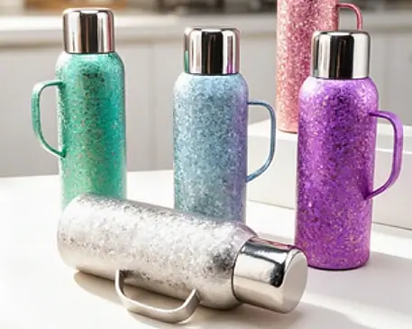 Solidus high-end custom insulated titanium bottle product showcase