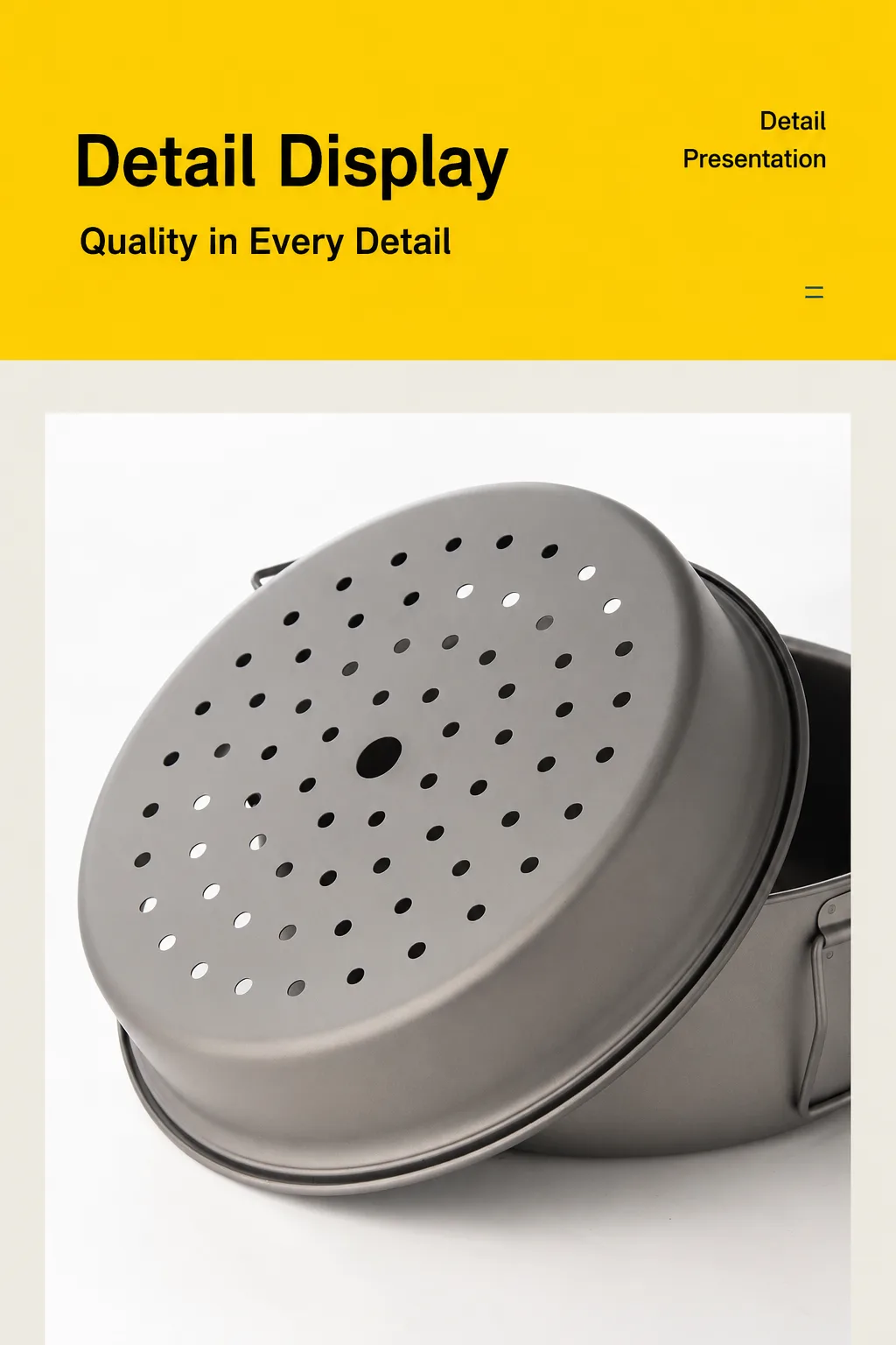 Solidus Commercial Titanium Nesting Cookware Manufacturing Base